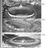 Il primo match ufficiale si tenne il 16 dicembre di quell�anno: un Bari-Comense che termin� 3-1 per i padroni di casa e che fu disputato sotto un forte acquazzone. Da quel momento lo stadio divenne cos� la �casa� dei Galletti, ospitando ben 1200 partite di calcio nei successivi 56 anni